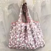 En stock Bolsa de Compras Plegable Extra Grande para Exportación Ecológica Ligera Bolsa de Nylon Impermeable Bolsa de Compras Bolso de Mano Bolsa de Almacenamiento