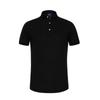 Camiseta Polo de Algodão Mercerizado de Alta Qualidade Impressão de Camisetas Roupa de Trabalho de Verão Publicidade Corporativa Camisa Cultural Impressão de Roupa de Trabalho