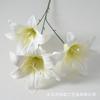 Flor de simulação 3 cabeças lírio de fita impressão 3D decoração de auditório de casamento parede de flores flor artificial adereços de fotografia fábrica atacado
