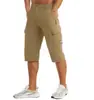 Calças Capris Populares Masculinas Transfronteiriças de Secagem Rápida, Calças Casuais de Trabalho com Elasticidade em Quatro Direções, Shorts Respiráveis de Secagem Rápida para Esportes ao Ar Livre