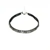 Colar Gargantilha Choker Feminino Estilo Dark de Menina Picante Doce Feito à Mão com Contas Corrente Simples de Alta Qualidade Sem Cor para Clavícula
