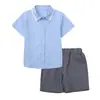 Uniformes de Jardín de Infancia, Ropa de Verano, Uniformes de Clase para Niños, Uniformes de Escuela Primaria, Recitación de Poesía, Coro, Fotos de Graduación, Ropa de Presentación 61