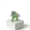 Adorno de Vidrio Esmaltado Zibo Año del Caballo, Caballo Mecedora de Carrusel, Carrusel, Adorno de Artesanía de Vidrio My Little Pony