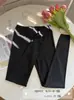 [Caixa Premium] Calça de Pelúcia Algodão Mocha Maybach Elegante Confortável Amiga da Pele Calça de Caxemira para Mulheres 8097