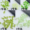 Folhas Verdes Frescas Transparentes de Acrílico material para Joias Artesanais DIY Brincos Colares Acessórios de Cabelo