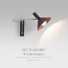 Lámpara de pared plegable de brazo largo extensible estilo vintage francés para pared de fondo de sala de estar, lámpara de noche de dormitorio, lámpara de pared de lectura