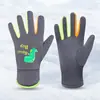 Guantes Calientes de Otoño e Invierno para Niños, Lindos Dibujos Animados para Niñas, Niños y Bebés, Terciopelo Grueso para Ciclismo, Antideslizantes, Cortavientos e Impermeables
