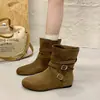 Botas Vaqueras Melard para Mujer, Nueva Colección Otoño 2026, Botas Martin Casuales Versátiles Adelgazantes, Botas de Moda para Mujer