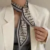 Accesorios para el Cabello Dongdaemun Estilo Coreano Bufanda Pequeña Estrecha de Seda Bufanda de Cinta Estilo Francés Retro Cinta con Estampado de Corazón Diadema para el Cabello Corbata para el Cabello para Mujer