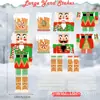 Decoración de Cartel Grande para Jardín de Cascanueces de Navidad Soldado de Navidad Cartel para Exterior de Jardín Césped