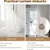 Amarres de Cortina Florales para Niños Estilo Coreano Estilo Ins, Correas de Amarre para Parasol de Coche, Cuerdas de Amarre para Mosquiteros