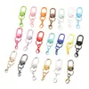 Pintura de Color Caramelo Hebilla Giratoria para Puerta Hebilla de Langosta Colgante Juego de Accesorios para Llavero de Juguete de Peluche Hecho a Mano DIY