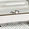 Estilo Medieval Tardío Elegante Dulce Fresco Blanco Esmalte de Goteo Mariposa Saturno Anillo de Moda Anillo Geométrico Simple de Personalidad de Nicho para Mujeres