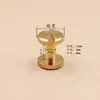 Tornillo plano de cobre puro para cinturón de 10 mm, tornillo hembra de latón, clavo de rueda, cabeza plana, clavo en I, tornillo de cobre