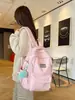 Mochila Estilo Universitario Nueva para Estudiantes, Unisex, Gran Capacidad, Impermeable, Bolsa Escolar Reductora de Peso, Bolso de Hombro Simple y Ligero