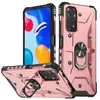 Fábrica de Origen Funda para Teléfono Móvil al por Mayor Anillo Soporte Magnético Marco de Cáscara Dura TPU Antideslizante Adecuado para Funda de Teléfono Móvil Red Rice