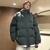 Casaco de Algodão Masculino Enbu Outono e Inverno Novo Estilo Jaqueta de Algodão Tendência Roupas de Algodão Masculinas Espessas Quentes Roupas de Inverno Roupas de Casal Casacos