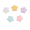 Macaron brillante 1.8cm estrella de cinco puntas accesorios de resina diy pegamento de crema funda de teléfono pinza para el pelo llavero venta al por mayor