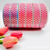 Cinta con estampado de flores de 2,5 cm, cinta directa de fábrica, cinta hecha a mano, caja de embalaje, cinta de barra en stock