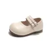 Sapatos de Princesa para Meninas 2026 Estilo Outono Moda Infantil Simples Sapatos Pequenos de Couro Crianças Pequenas Boca Rasa Mocassins AliExpress