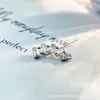 Pendientes Cuadrados Súper Brillantes de Aleación de Titanio F136 con Filas de Circonita Joyería para Perforación de Labio, Lengua, etc. con Roscado Interno de Titanio G23