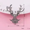 Accesorios de Joyería para Fundas de Teléfono Móvil DIY Colgante Hecho a Mano de Diamante Reno Cabeza de Ciervo Retro Materiales de Belleza para Teléfono Móvil Venta al por Mayor