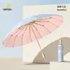 Paraguas Manual Plegable Grande de Alta Calidad para Mujer, Doble Uso para Sol y Lluvia, Sombrilla Hecha a Medida para Estudiantes