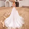 Vestido de Novia Hombros Descubiertos, Moda Europea y Americana, Estilo Bosque con Cola Pequeña, Nuevo Modelo 2026, Estilo Sencillo Ajustado, Tul Suave, Vestido Favorecedor para Fotografía de Viaje