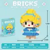Nuevos Bloques de Construcción de Dibujos Animados Transfronterizos, Bloques de Ensamblaje de Micropartículas, Juguetes para Niños, Juguetes de Caja Sorpresa de Puesto Callejero, Regalos