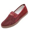Lutai low-top mom shoes walking casual shoes Labor shoes work shoes folding rubber wear-resistant bottom Breathable walking shoes
