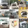 Máquina Rotatoria Automática Completa para Pan Plano Comercial con Control de Temperatura, Modelo Nuevo Máquina para Hornear en Puesto Eléctrica y a Gas