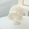 Sombrero de Sol para Bebé para Hombres y Mujeres, Sombrero de Sol para Bebé, Gorro para Recién Nacido, Sombrero de Encaje de Princesa, Estilo Delgado Suave para Primavera y Verano