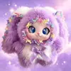 En Stock Lindo Conejo Estilo Lolita Peluche Muñeca de Vinilo Llavero Juguete, Adorable Conejo Dibujos Animados Accesorio Llavero de Peluche