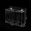 Caja Divisoria Personalizada de Acrílico, Caja de Almacenamiento Divisoria Multifuncional de Alta Transparencia, Caja de Almacenamiento de Múltiples Compartimentos sin Perforación para Montar en Pared