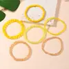 Producto Transfronterizo Más Vendido de Amazon: Pulsera Elástica de Cristal Artificial Apilable para Mujer, Disponible en Fábrica