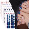 Película de Esmalte de Uñas en Polvo de Cebolla Degradado Zhengxiang Pegatina de Cola Celebridad de Internet Chica Linda Sonriente Impermeable Pegatina para Uñas de los Pies Pegatina Completa