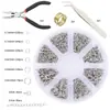 Accesorios de joyería para hacer tú mismo joyería pendientes ganchos para orejas pulseras pulseras collares materiales para abalorios hechos a mano juego de herramientas