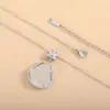 Nuevo Collar de Aleación de Cobre Estilo Chino Serie Buda para Mujer, Exquisito y Moderno con un Toque de Lujo, Cadena para Clavícula Auspiciosa y que Atrae la Fortuna, Artículo de Venta Caliente