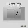 Tomada Padrão Americano com Interruptor 16A Estilo Americano 110V Painel de Tomada Multifuncional Sul-Americano com Interface USB Painel de Tomada