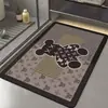 Alfombra de baño entrada al inodoro absorbente de agua secado rápido alfombrilla para pies entrada del hogar entrada al inodoro baño alfombrilla de suelo