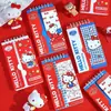 Mai Pin Stationery Auténtico Sanrio Hello Kitty Libro de Palabras Corazón Cálido Gato Kt Cuaderno de Bolsillo Portátil
