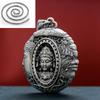 Yinian Buddha Magic 999 prata esterlina suéter corrente longa retro colar de prata pura grande pingente jóias 2023 Novo
