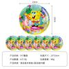 Artigos para festa de aniversário infantil conjunto tema Bob Esponja artigos de decoração de cena atacado