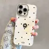 Muñeca Camelia de Lunares Adecuada para Funda de Teléfono Móvil Apple 17Pro Pulsera Iphone15 16 Lujo Accesible Sentido de Gama Alta 14