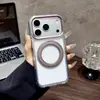 Funda Magnética Giratoria de Alta Transparencia para Teléfono Adecuada para Apple 17Promax Tendencia 16 Funda Protectora de Gama Alta 15/12