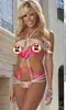 Body de Encaje Sexy Europeo y Americano Transfronterizo Verano Delgado Pijama Erótico Aliexpress Suministro de Comercio Exterior
