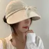 Sombrero de Pescador Estilo Bow de Secado Rápido para Mujer Verano Camping al Aire Libre Estilo Protección Solar Sombrero para el Sol Sombrero Anti-UV para el Sol