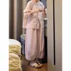 Conjunto de ropa de casa casual con ajuste en la cintura 2026, aspecto juvenil y juvenil, holgado, moderno, casual y elegante para primavera y otoño