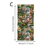 Película Electroestática para Ventana Floral Pintada, Completamente Opaca, Sin Pegamento, Aislante Térmico, Bloqueadora de UV, Película de Cristal para Privacidad, Reutilizable
