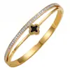 Pulsera de Acero Inoxidable Forma de Ocho Transfronteriza Incrustada con Diamantes Pulsera Chapada en Oro para Mujer Versátil Lujo Ligero Estilo Ins Pulsera Completa de Diamantes de Acero de Titanio